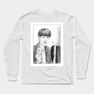 Yoongi photocard Selca Long Sleeve T-Shirt